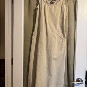 Khaki Sleeveless Dress